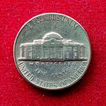 United States (USA) 5 Cents Jefferson Nickel 1969 Coin