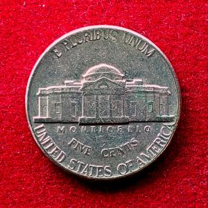 United States (USA) 5 Cents Jefferson Nickel 1971 Coin