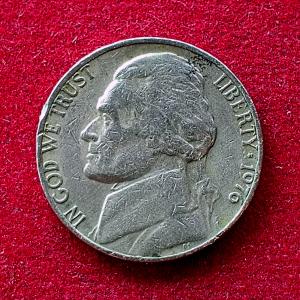 United States (USA) 5 Cents Jefferson Nickel 1976 Coin
