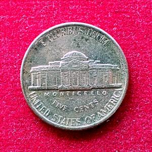 United States (USA) 5 Cents Jefferson Nickel 1984 Coin