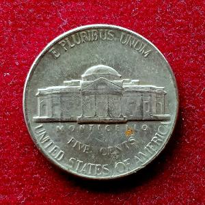 United States (USA) 5 Cents Jefferson Nickel 1990 Coin