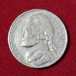 United States (USA) 5 Cents Jefferson Nickel 1995 Coin