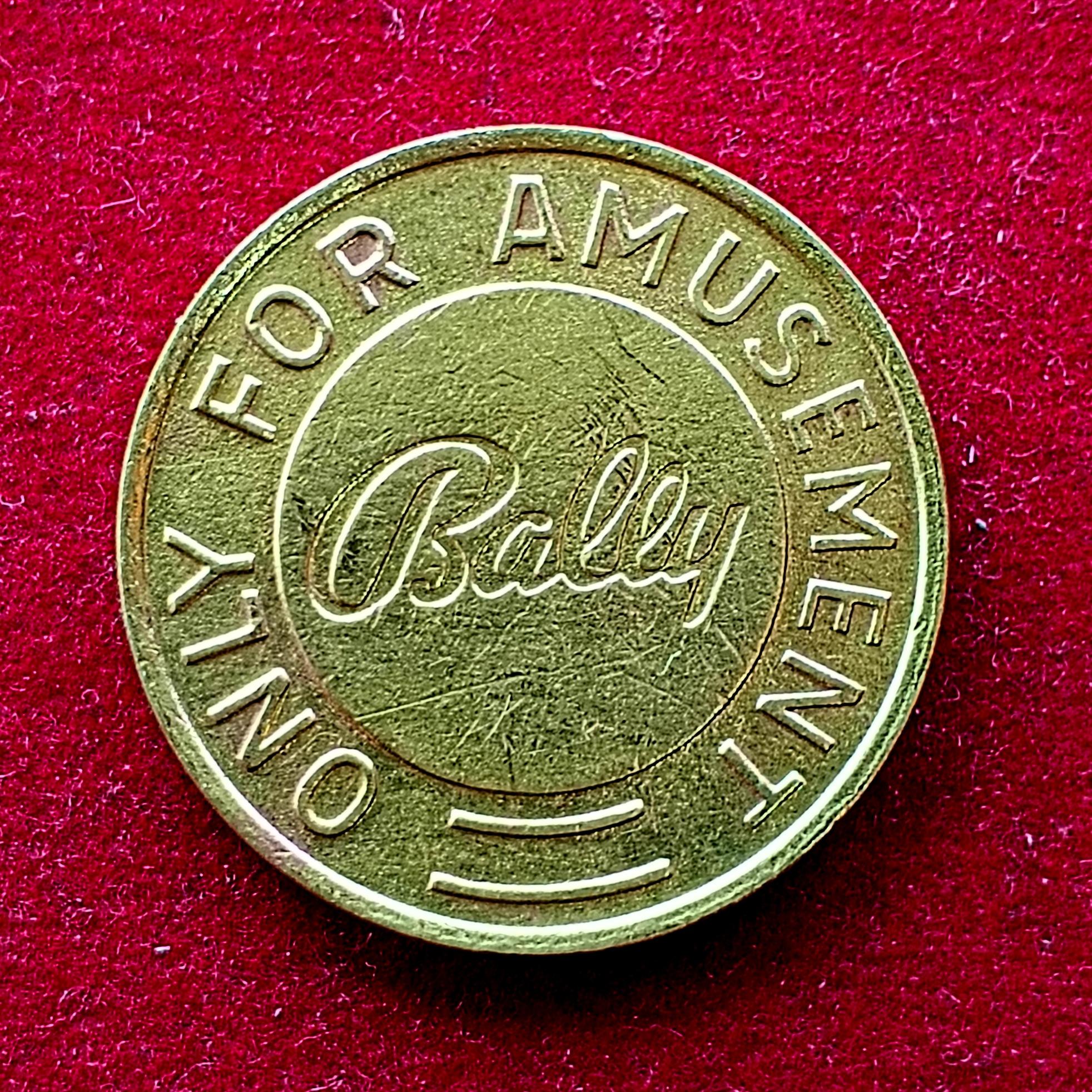 United States (USA) Bally Only for Amusement Game Token