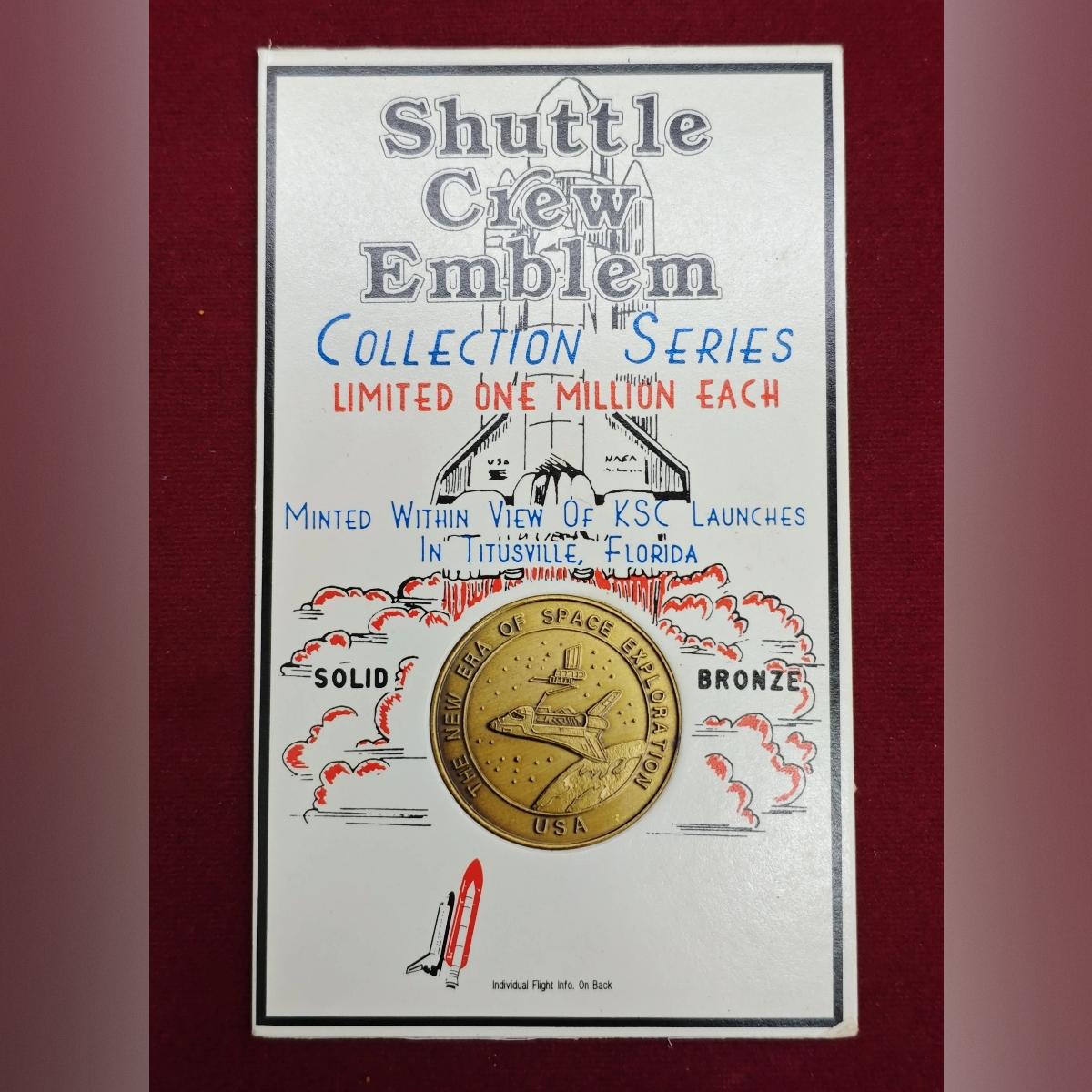 United States (USA) The New Era of Space Exploration STS-27 Atlantis Souvenir Medallion