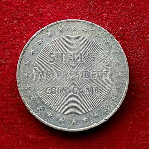 United States (USA) Token - Shell's Mr. President Coin Game Theodore Roosevelt 1968 Coin