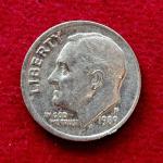 United States(USA) 1 Dime Roosevelt Dime 1989 Coin