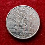 USA 1/4 Dollar Washington Quarter Vermont 2001 Coin (D - Mint Of Denver)