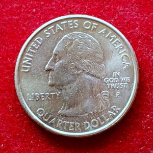 USA 1/4 Dollar Washington Quarter Vermont 2001 Coin (P - Mint of Philadelphia)