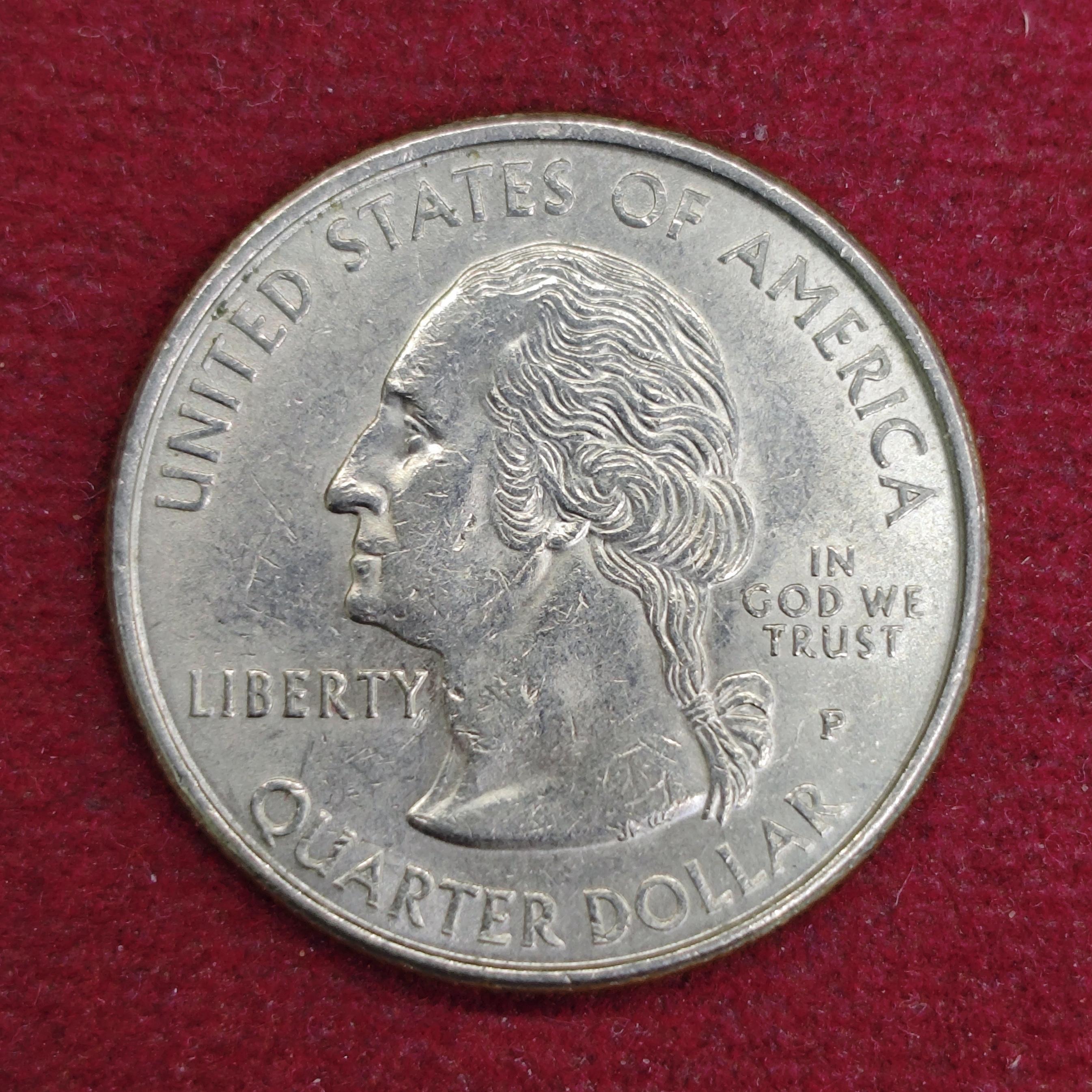 USA ( United States) 1/4  Dollar "Washington Quarter"  Delaware 1999 Coin