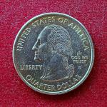 USA ( United States) 1/4  Dollar "Washington Quarter" Virginia 2000 Coin