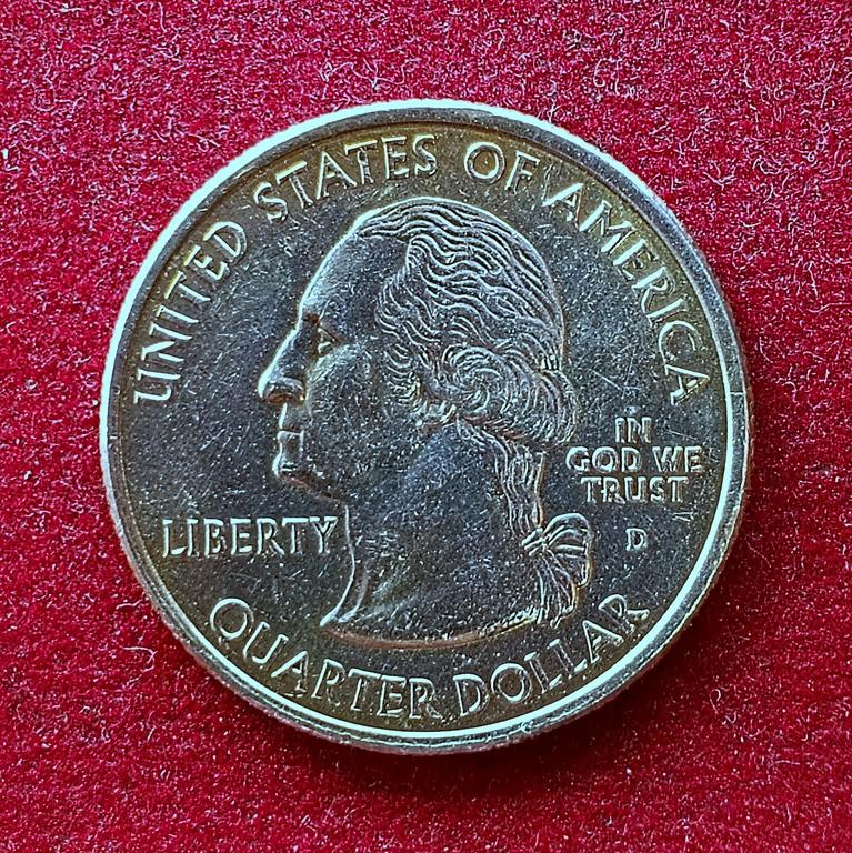 USA ( United States) 1/4  Dollar "Washington Quarter" Virginia 2000 Coin