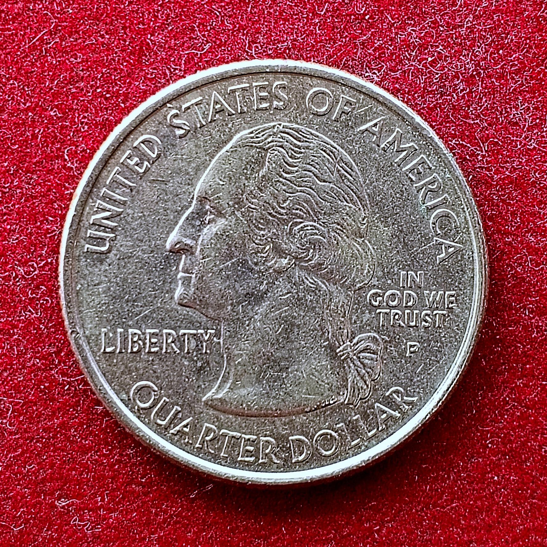 USA ( United States) 1/4  Dollar "Washington Quarter" Virginia 2000 Coin