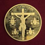 Vatican “Pope Francis – 13 March 2013” St. Peter’s Basilica Commemorative Medallion (70mm)