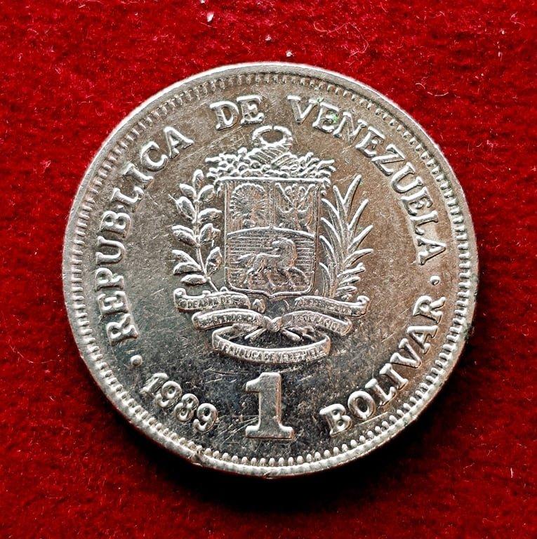 Venezuela 1 Bolivar 1989 Coin