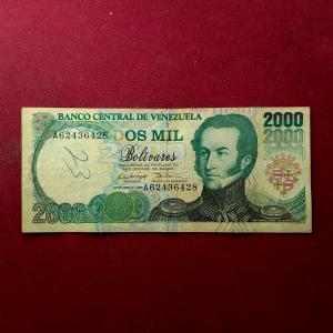 Venezuela 2000 Bolivares Bnaknote