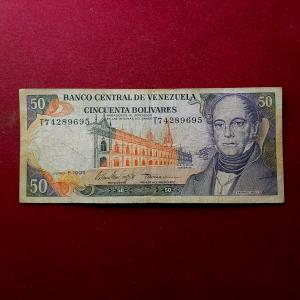 Venezuela 50 Bolivares 1995 Banknote