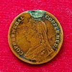 Victorian Copper Medal Featuring Queen Victoria (Fantasy Issue)