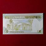 Zambia 2 Kwacha Banknote