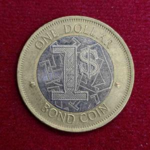 Zimbabwe 1 Dollar Bond Coin 2016 Coin