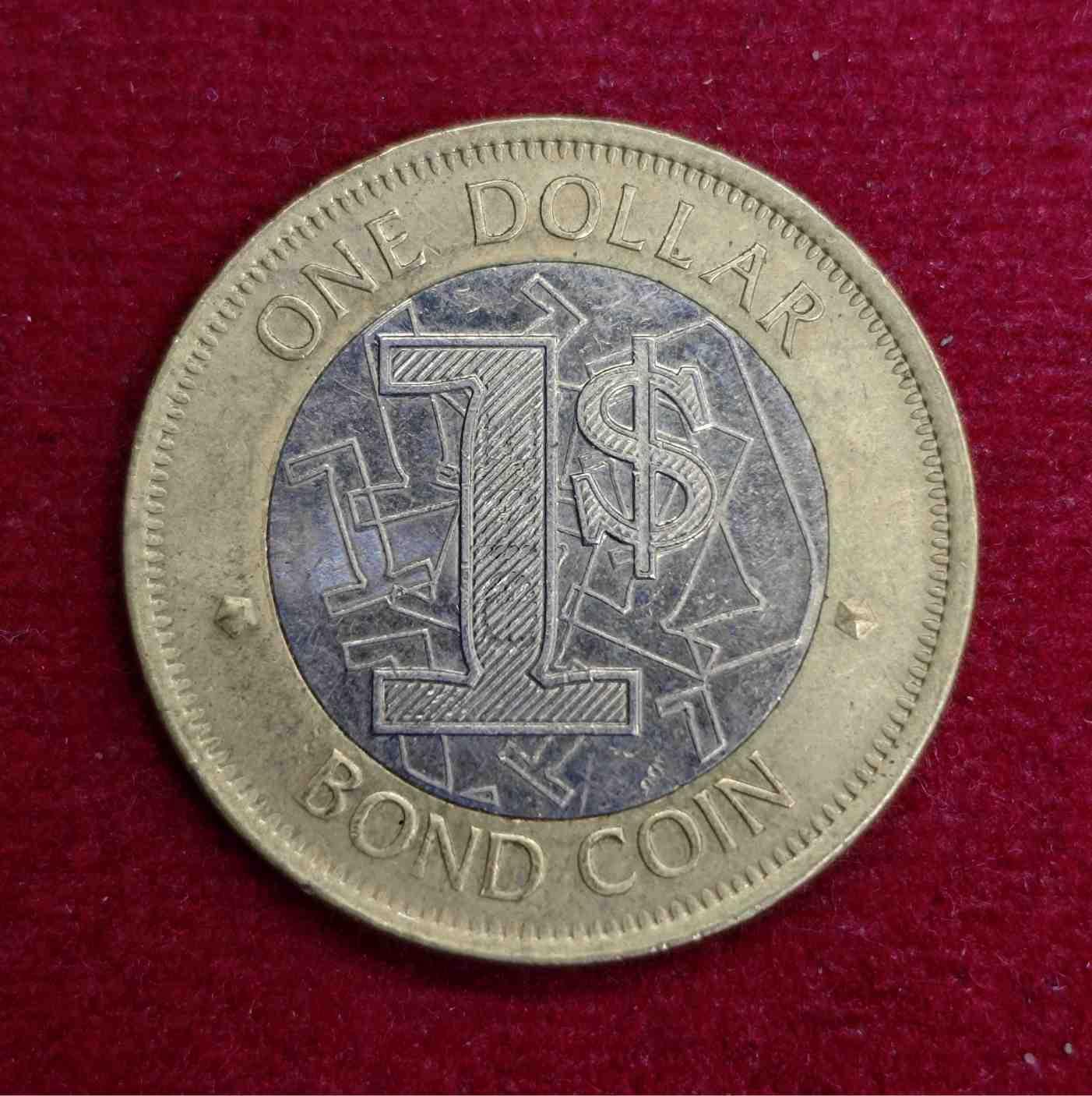 Zimbabwe 1 Dollar Bond Coin 2016 Coin