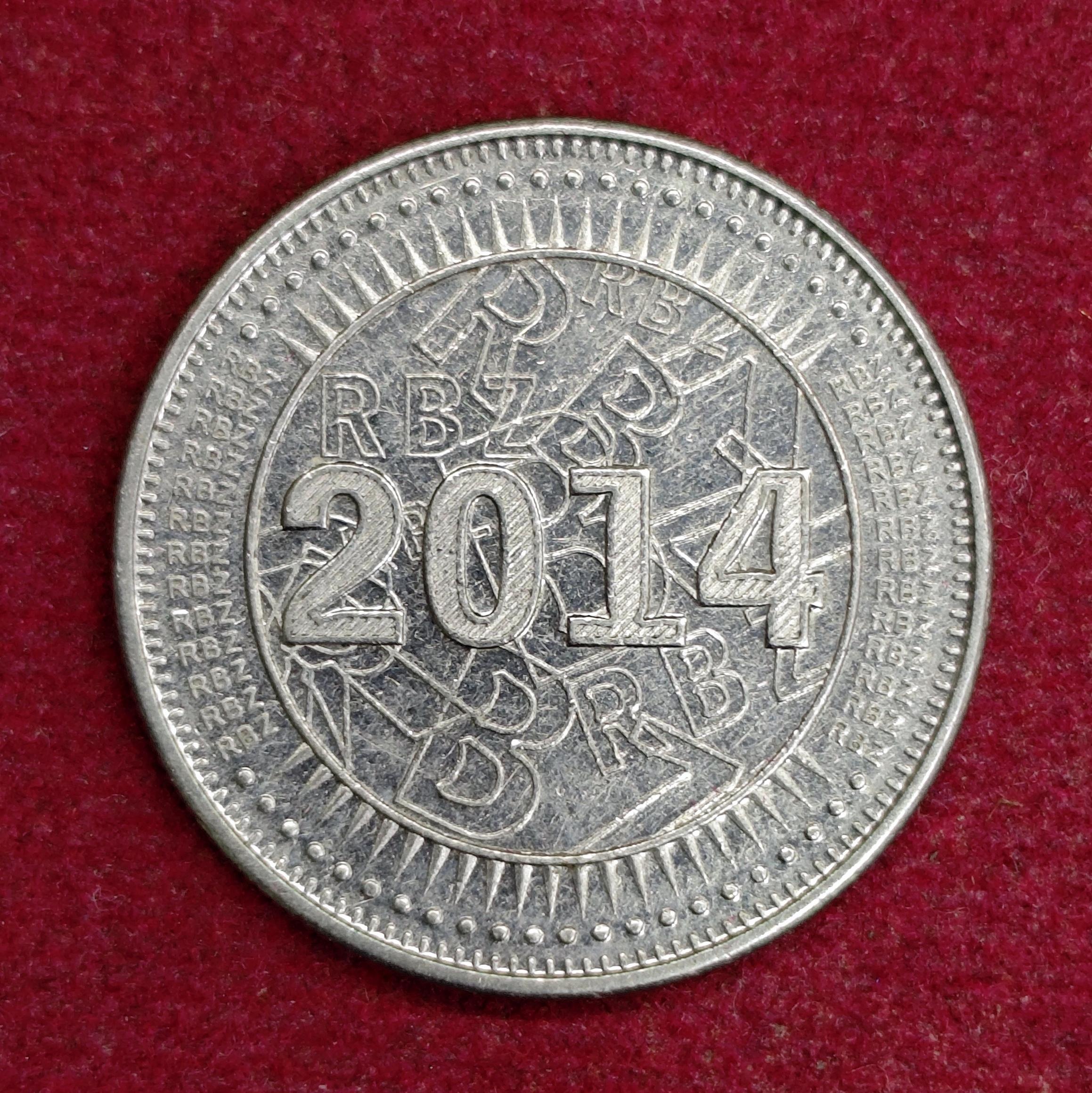Zimbabwe 25 Cents Bond Coin 2014 Coin