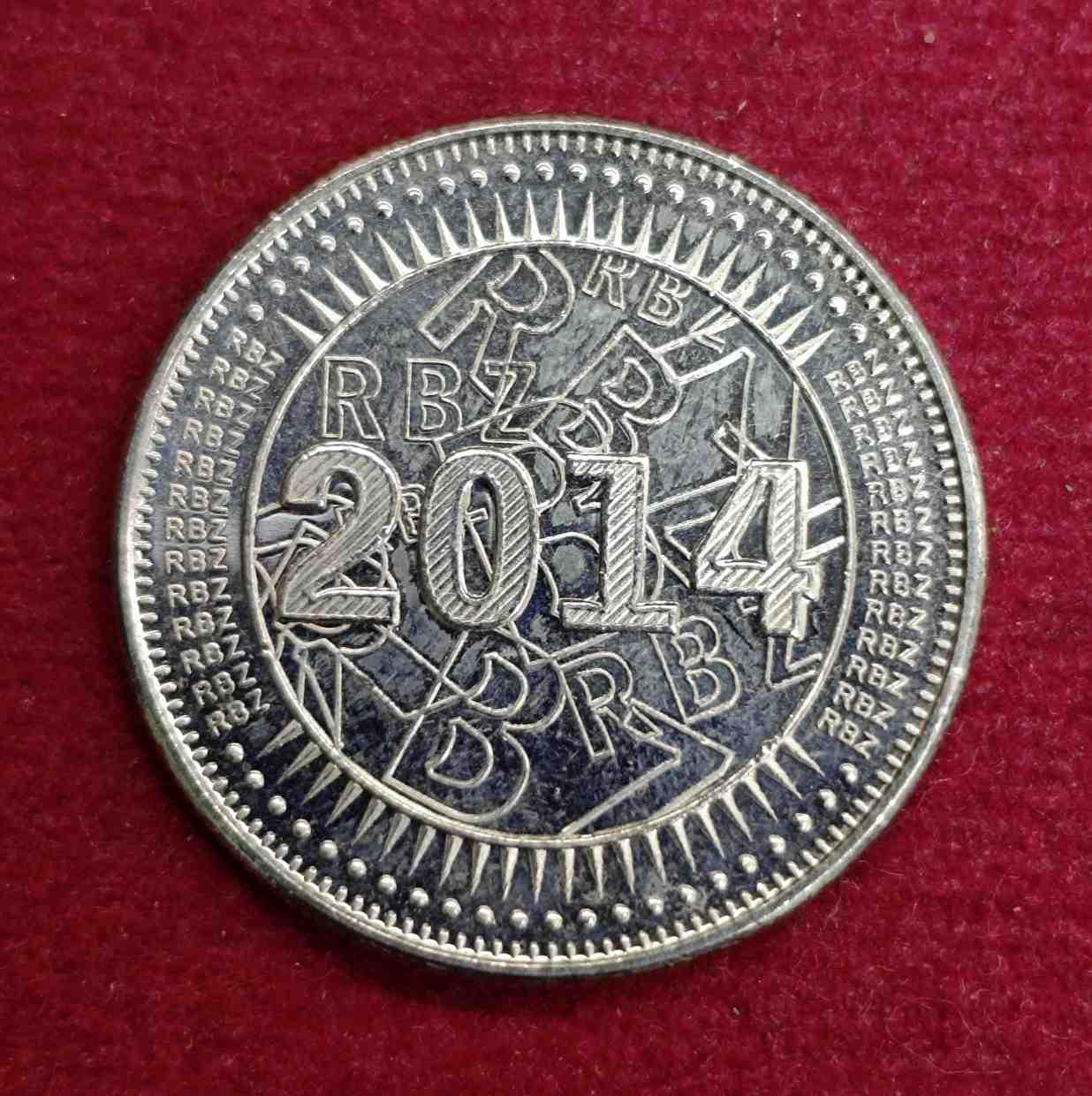 Zimbabwe 25 Cents Bond Coin 2014 Coin