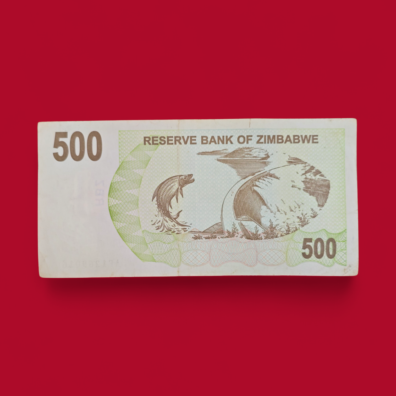 Zimbabwe 500 Dollars Bearer Cheque 2006 Banknote